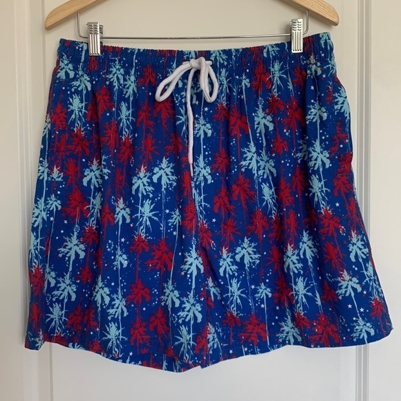 Southern Proper Men’s Swim Trunks Blue/Red XL - Picture 1 of 7